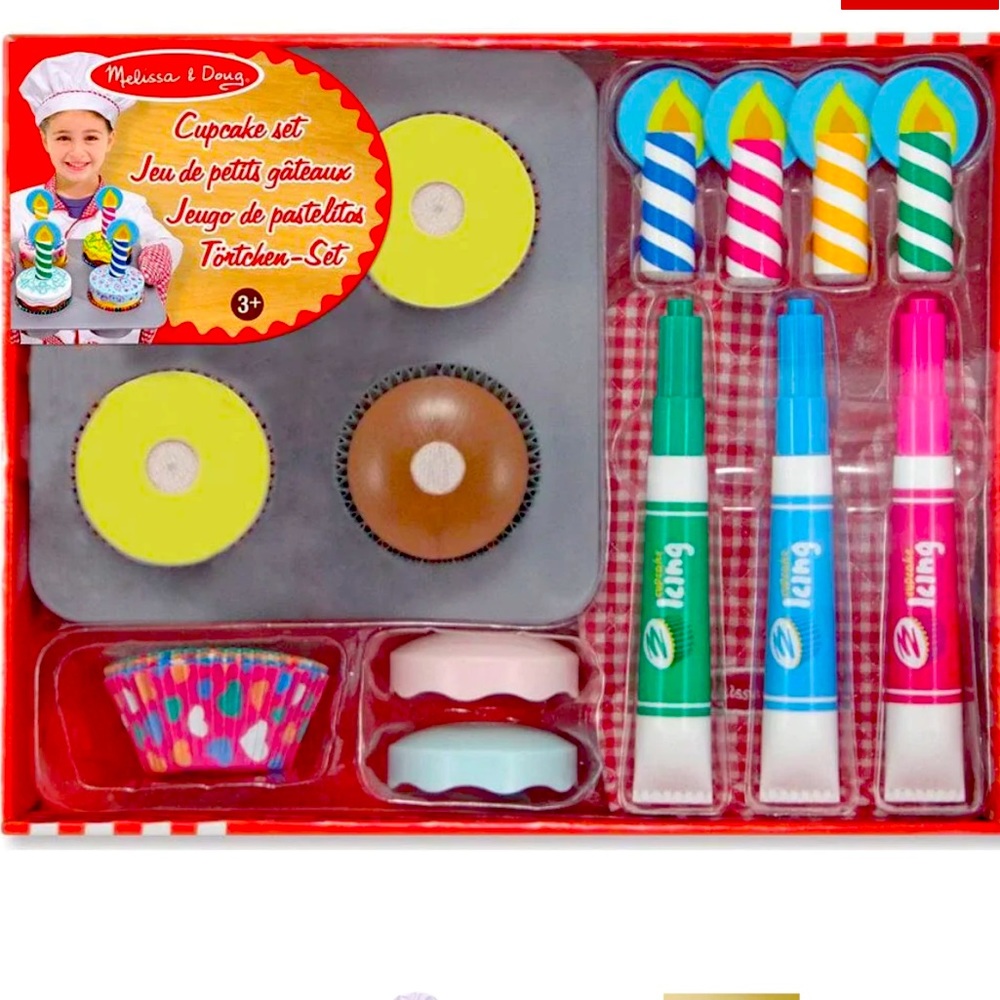Melissa and Doug cupcake set. New in box. Sealed. Perfect for a gift